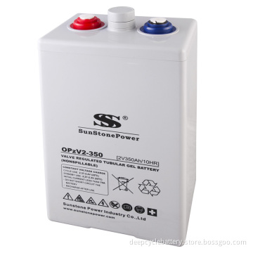 Sunstone Manufacture Opg Series 2V 300ah Gel Opzv Battery Lead Acid Battery